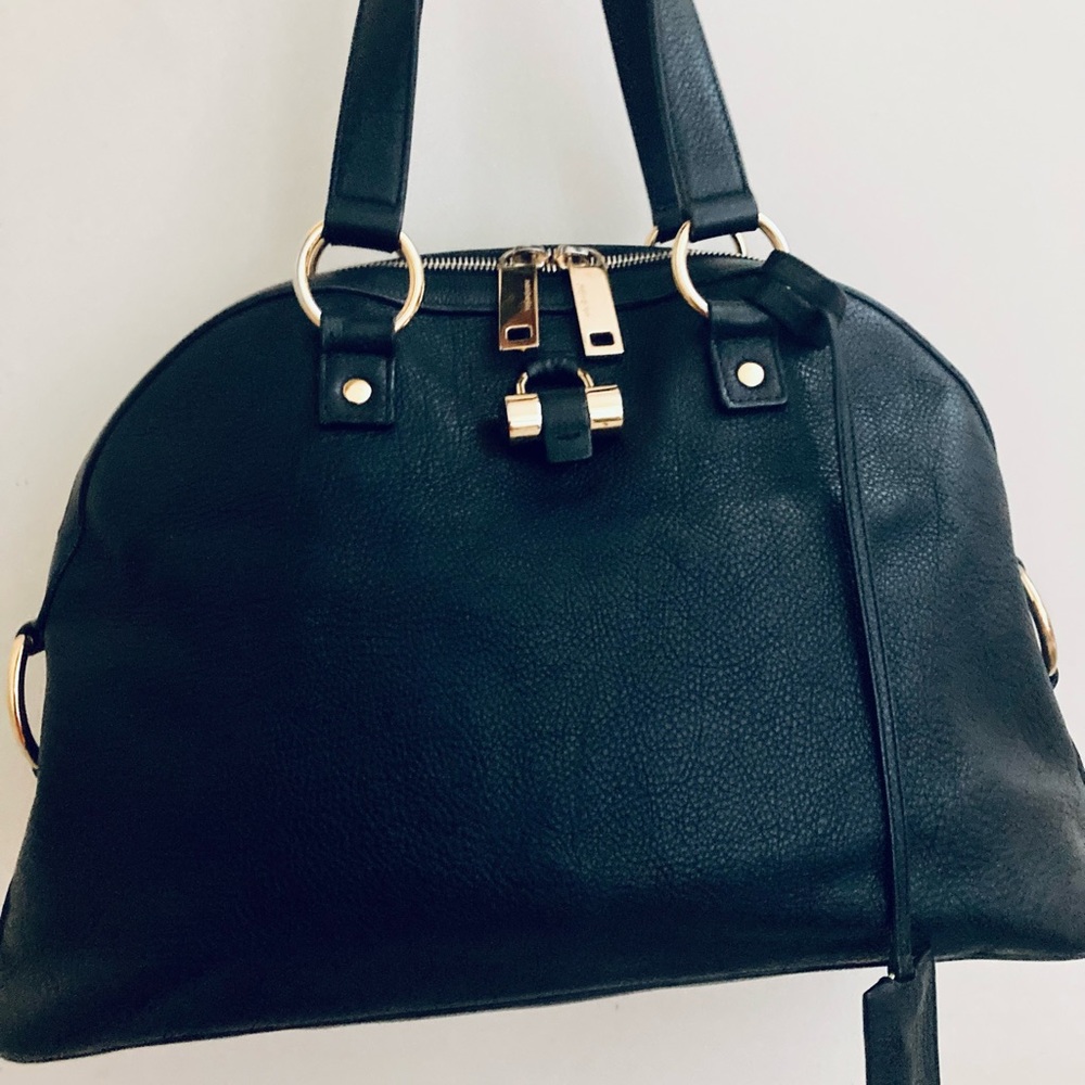 Authentic YSL Muse Medium size black leather